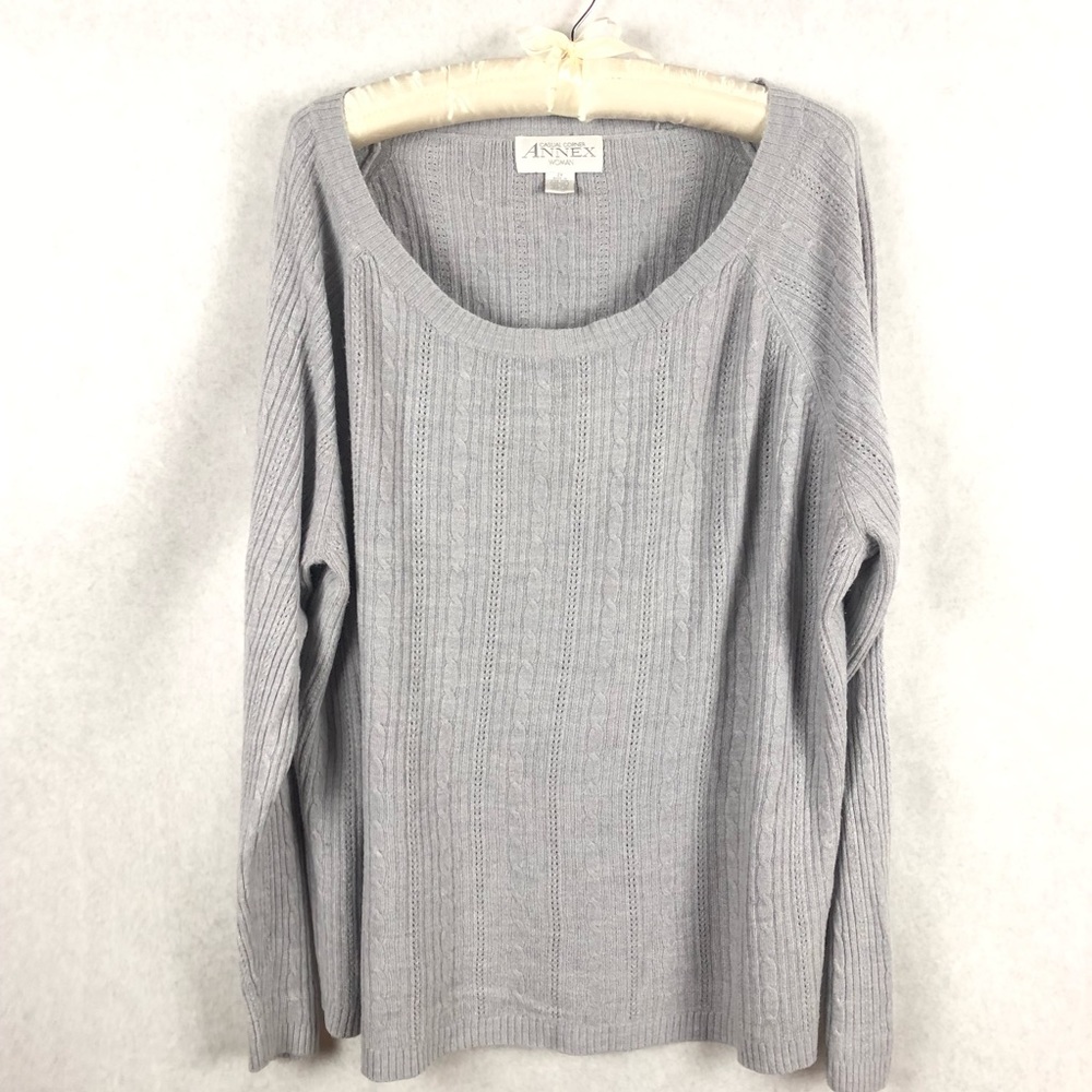 Casual Corner Annex Cable Knit Sweater 2X